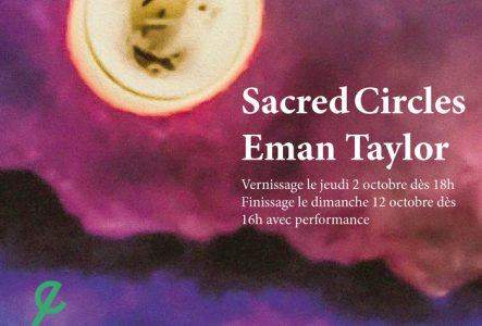 DR Flyer de l'exposition d'Eman Taylor à Espace Kugler Gallery