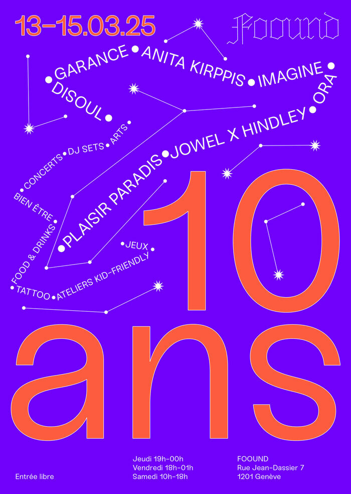 Affiche 10 ans Foound