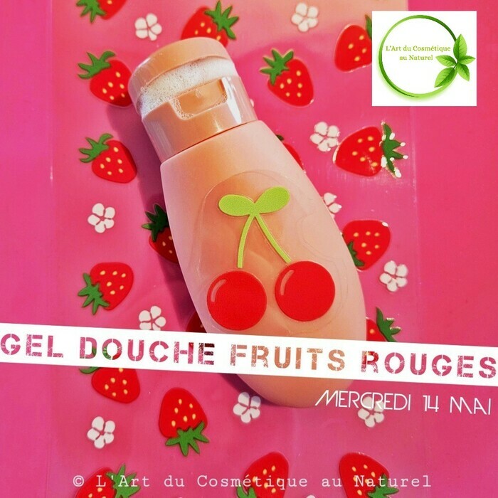 gel douche fruits rouges