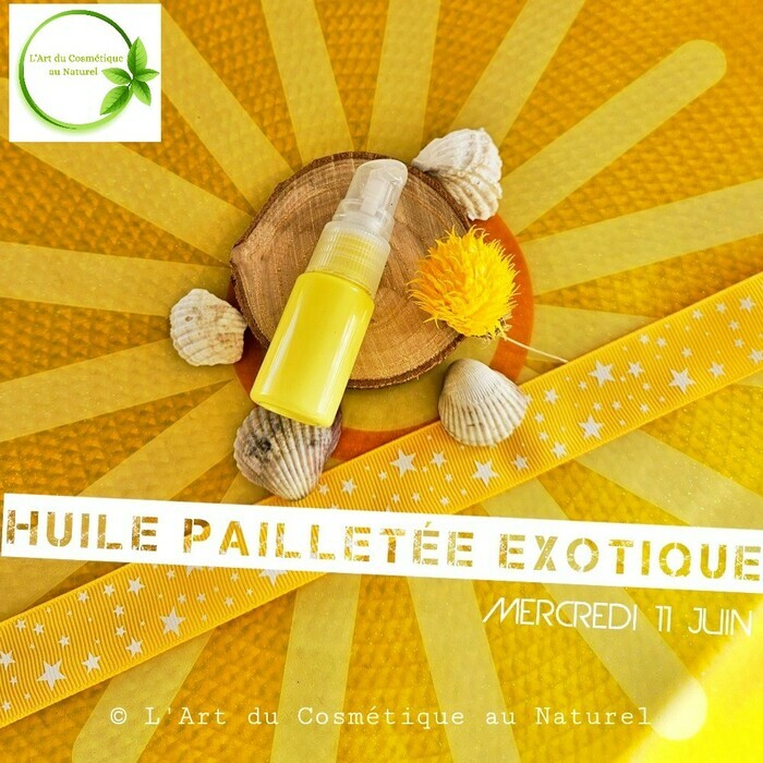 huile pailletée exotique