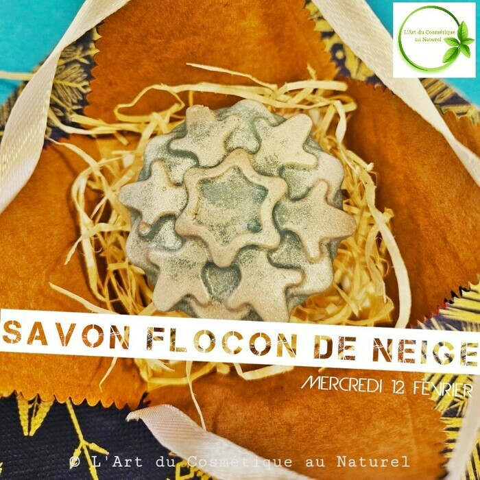 savon flocon neige