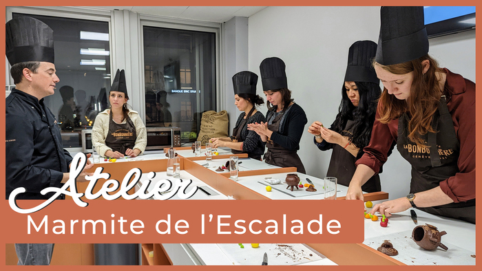 Atelier marmite de l'escalade en chocolat