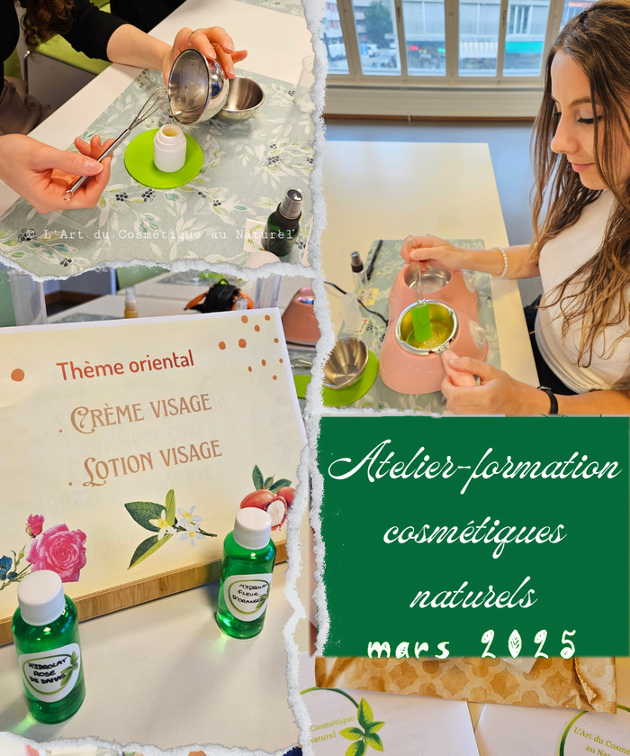 cours cosmétiques naturels