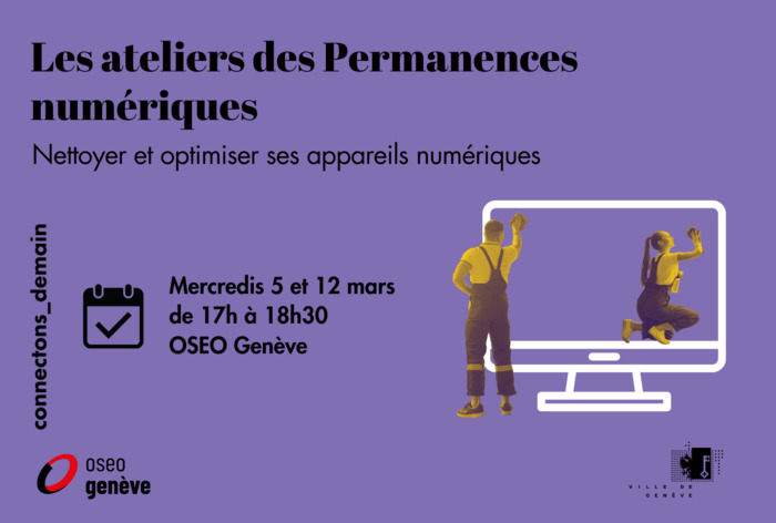 Les ateliers des Permanences numérique - Nettoyer et optimiser ses appareils numériques