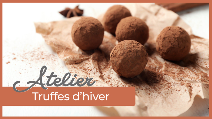 Atelier truffes d'hivers au chocolat à l'école du chocolat