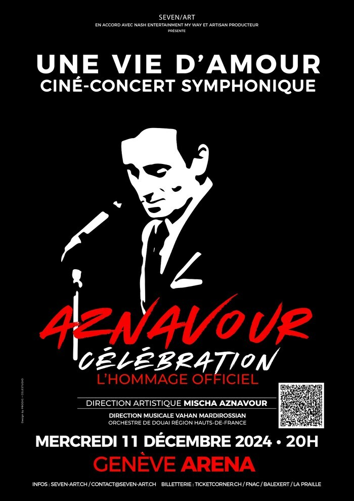 Affiche Aznavour Celebration