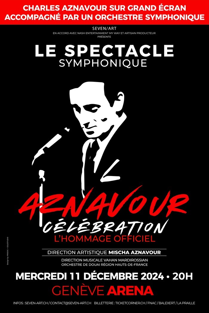 Affiche Aznavour Celebration