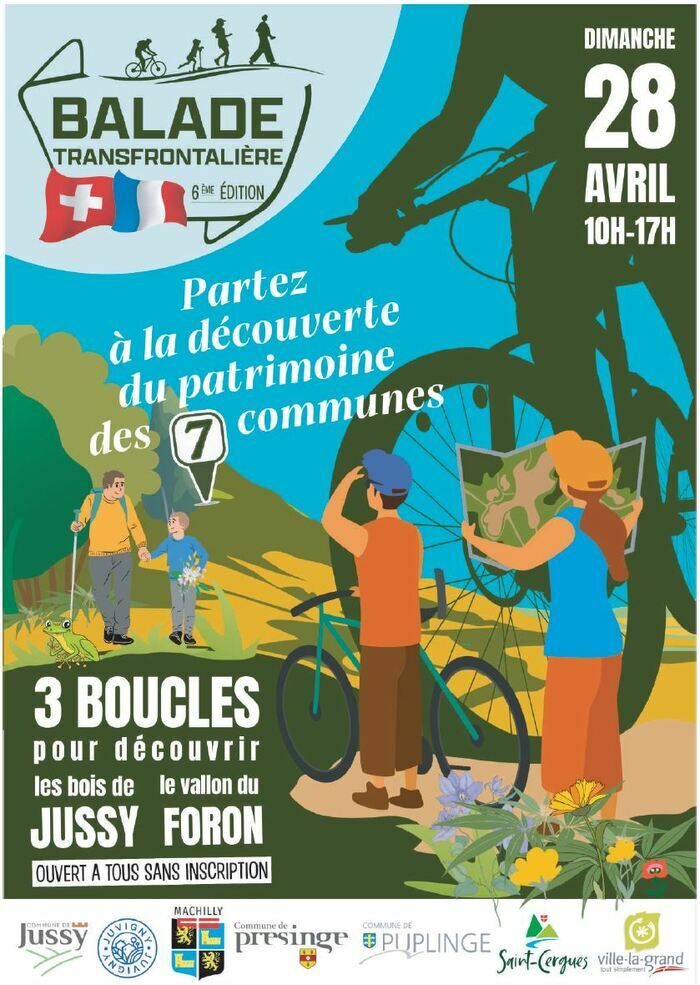 Affiche balade transfrontalière