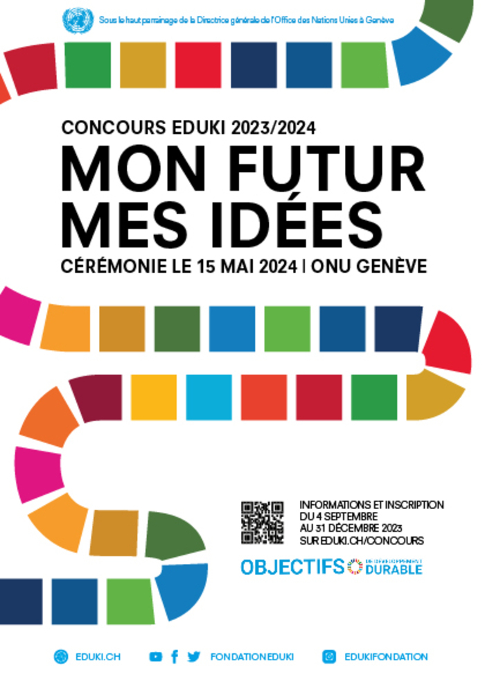 Affiche "Mon futur, mes idées" 2023/2024