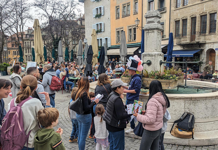 Chasse aux oeufs en vieille ville de genève