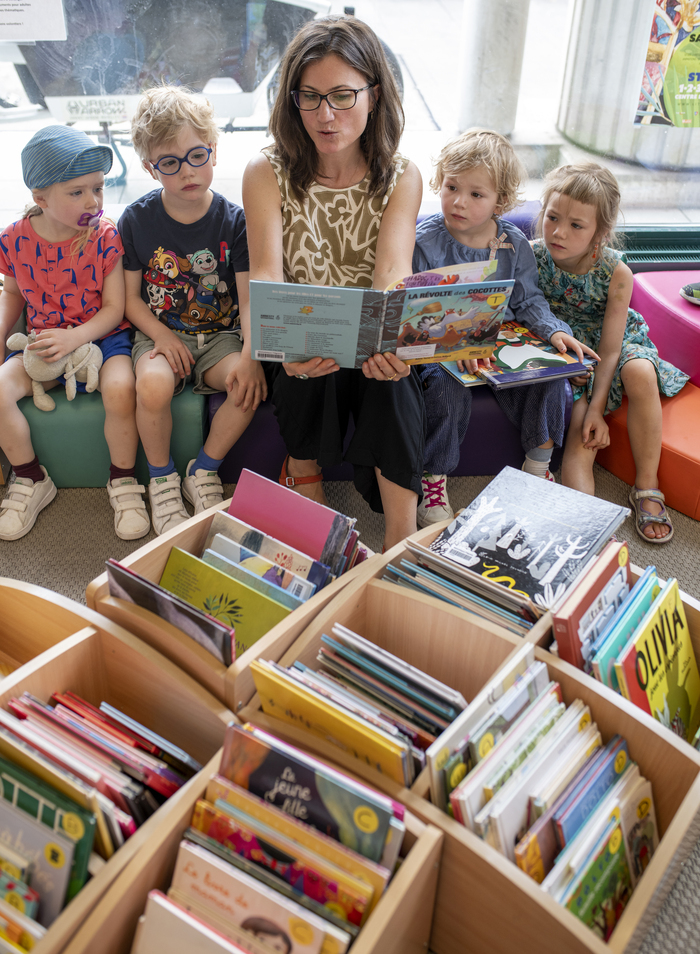 Une lecture à la bibliothèque Fiiligrane