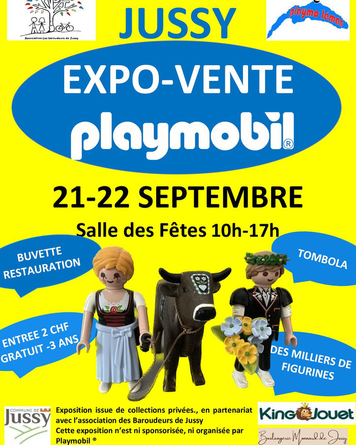 Affiche expo-vente playmobil