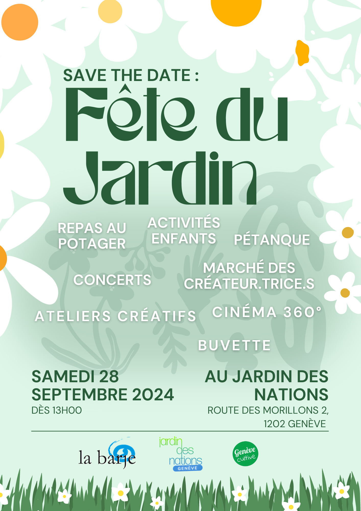 Fête du Jardin des Nations samedi 28 septembre 2024