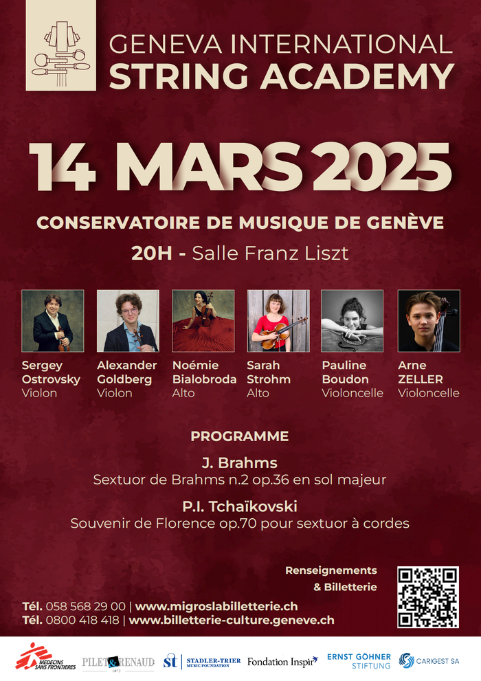 Affiche concert GISA du 14 mars 2025