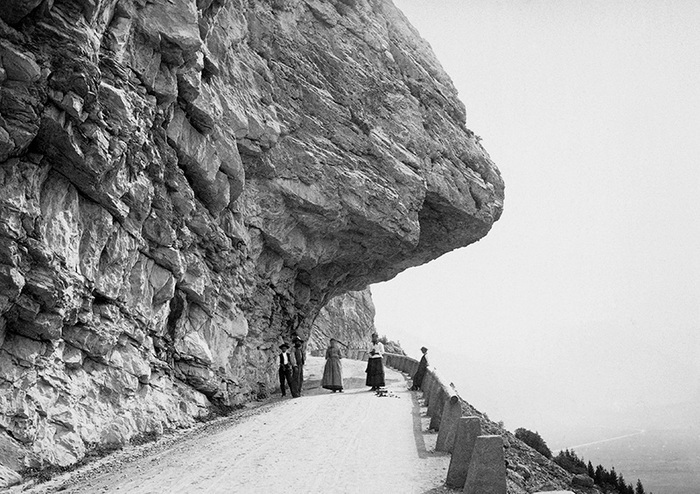 Auguste Garcin, route du Brünig, vers 1880