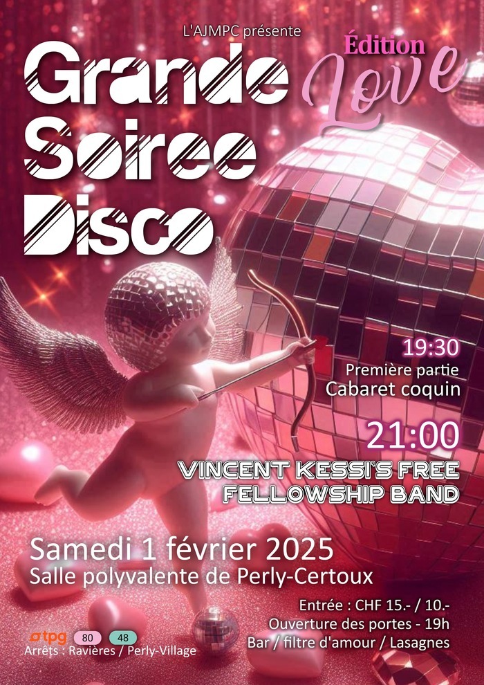 Affiche de la soirée Disco