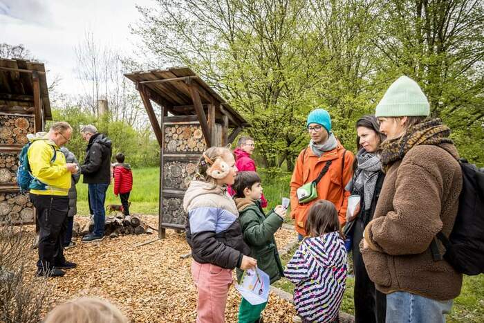 Enfants au parc des evaux