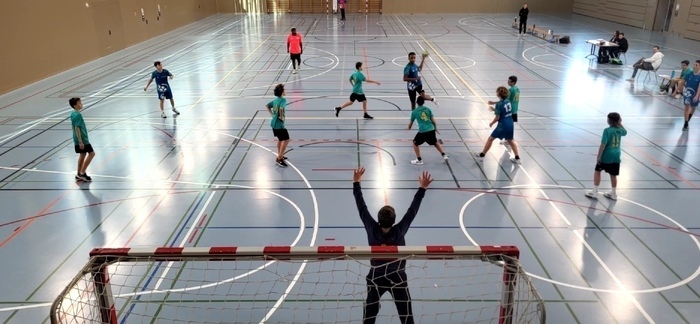 Match de handball à la salle Aimée-Stitelmann