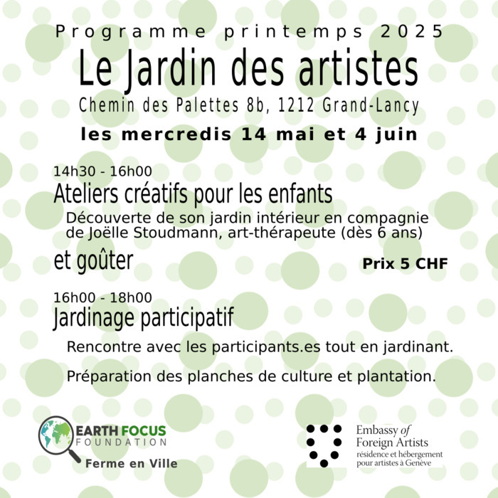 Daniel Whittle Affiche Jardin des artistes