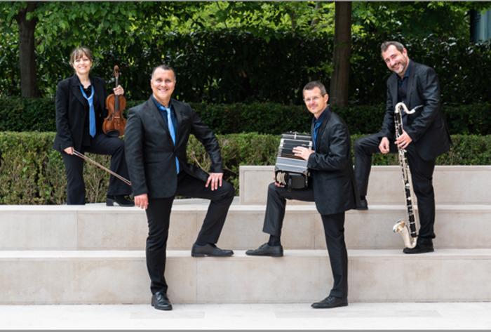 Photo des musiciens du groupe Cuarteto Tango Indigo