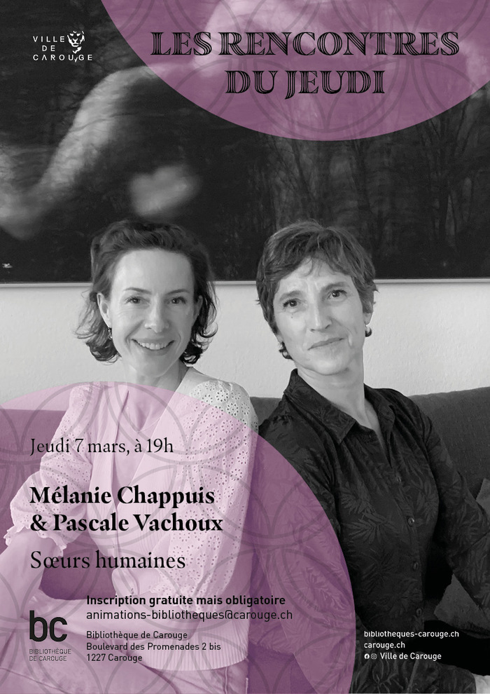 Photographie de Mélanie Chappuis et Pascale Vachoux