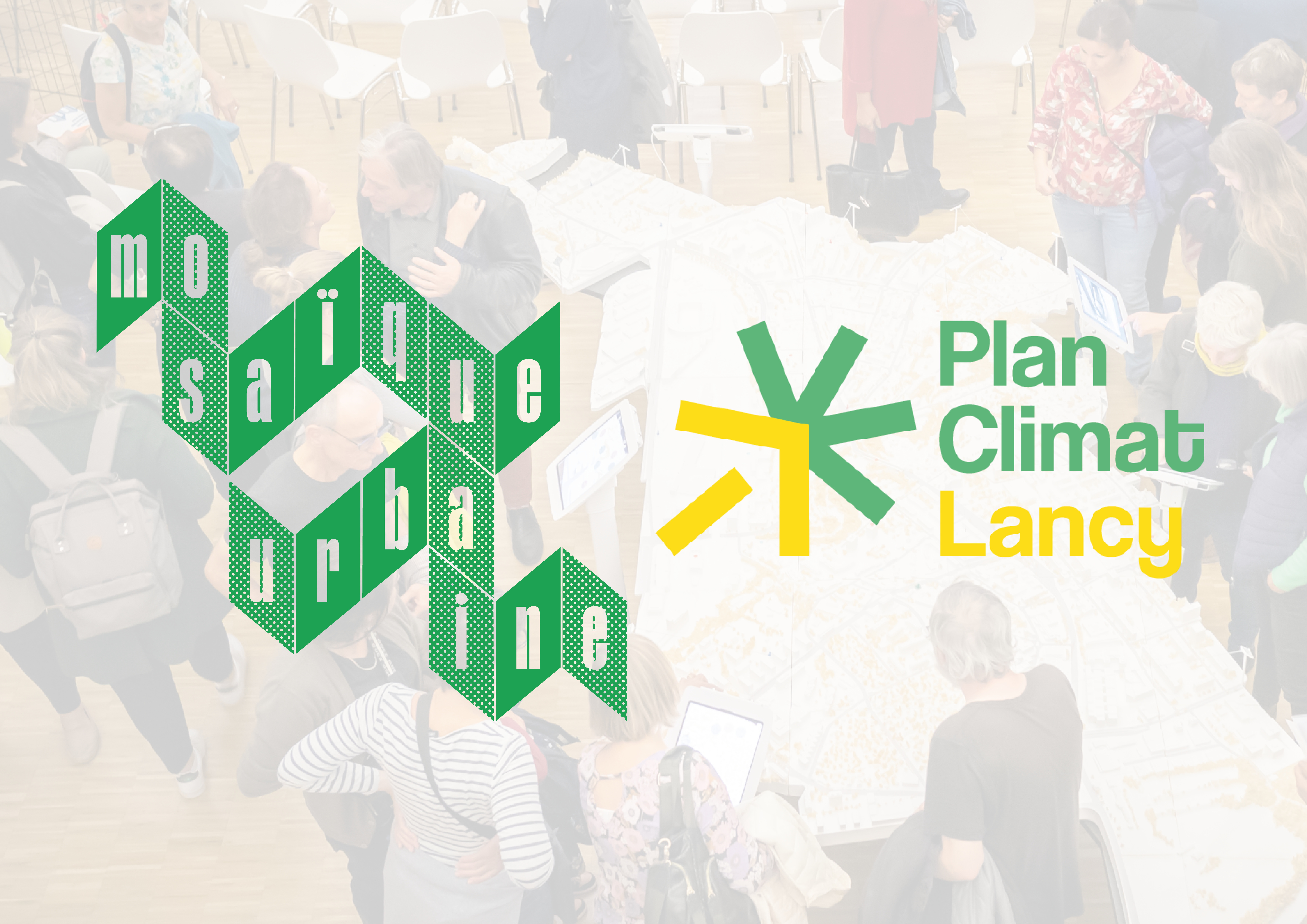 Logo Mosaique urbaine et du Plan Climat lancéen