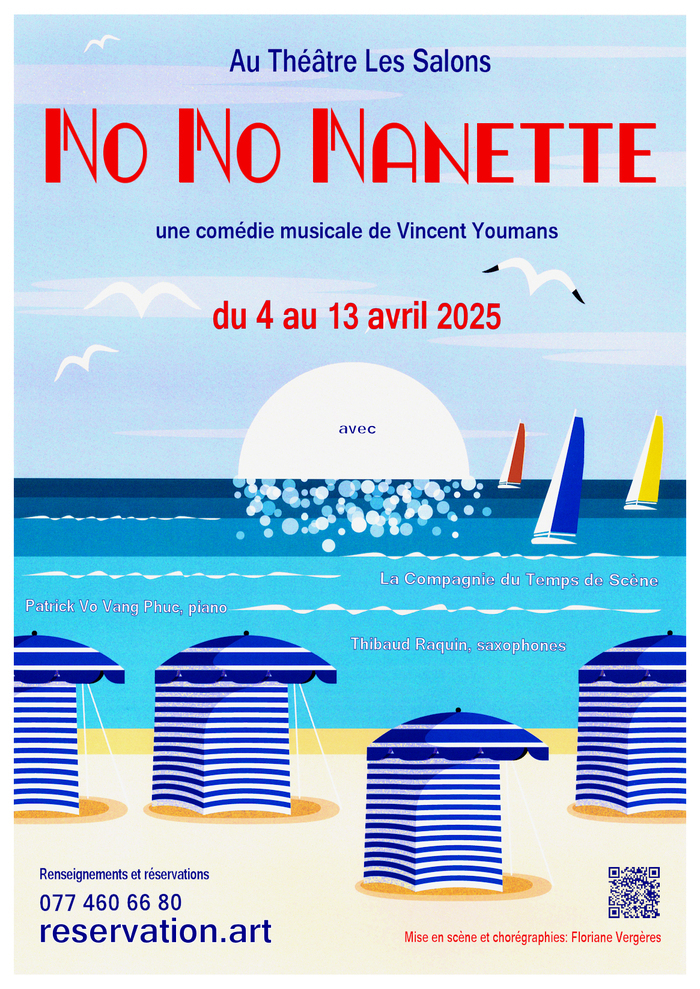 Affiche du spectacle : une plage du sud de l'Angleterre dans les années 20