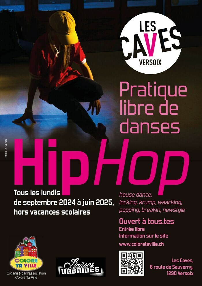 Affiche des Pratiques libres de danses Hip Hop