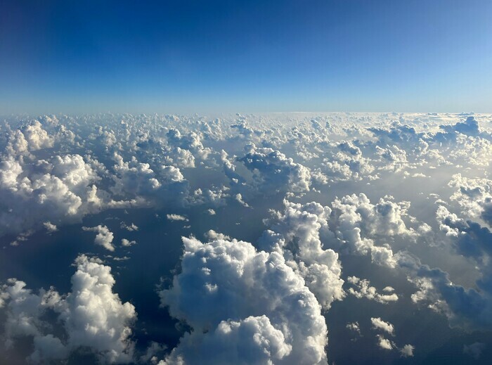 Vue du ciel et des nuages