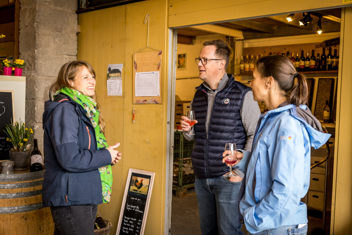 Dégustation de vins à Champlong