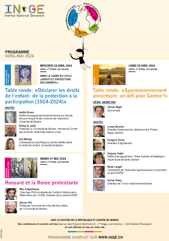 Programme de la table ronde