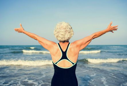 Aquagym seniors en extérieur