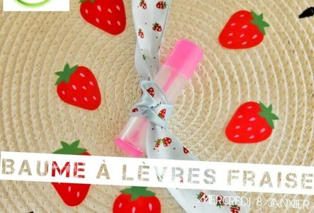 baume à lèvres fraise