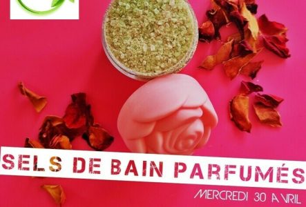 sels de bain rose