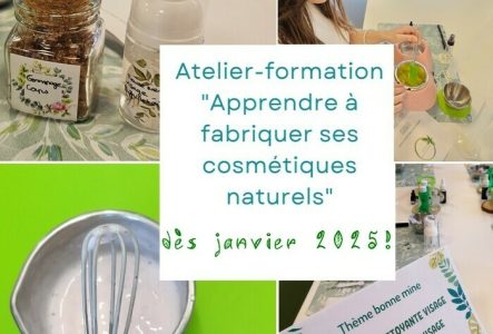 cours cosmétiques naturels