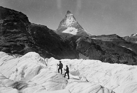 John Jullien, Glacier du Gorner et Cervin, vers 1885