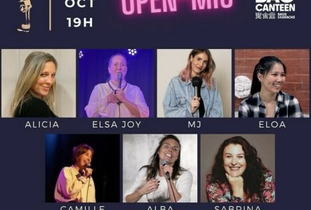 Spectacle de stand-up 100% féminin avec l'association Girls in Standup . Rendez-vous le mercredi 23 octobre à 19h, au Bao Canteen. Photos des participantes.