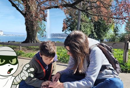 Léman Expériences Chasse aux bonbons au jardin anglais