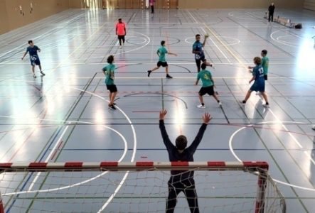 Match de handball à la salle Aimée-Stitelmann