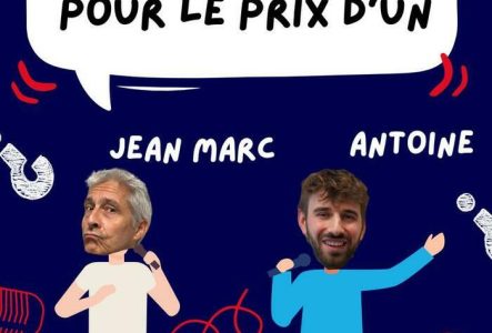 Happy hour ! Deux humoristes pour le prix d'un. Genève, Flou la loutre, 13 novembre 2024, 20h.