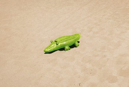 Image d'une performance de Floriane Facchini dans la nature