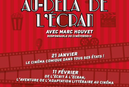 Affiche sur le thème du cinéma.