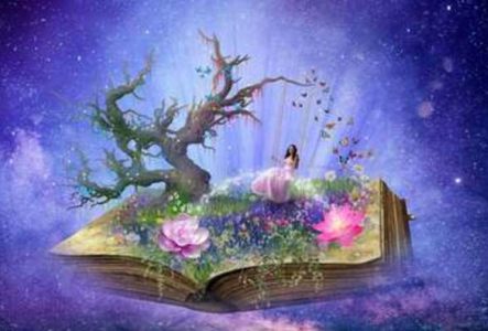 Arbre et fleur qui pousse dans un livre