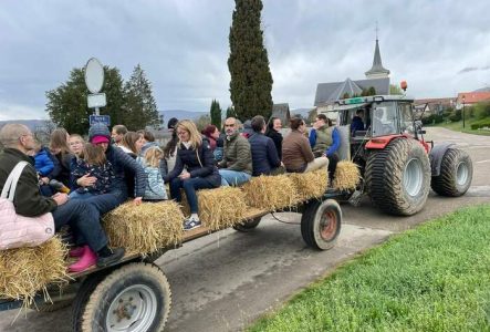 Bakade en tracteur