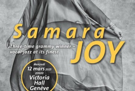 Affiche du concert avec Samara Joy, le 12 mars 2025 à 20h au Victoria Hall