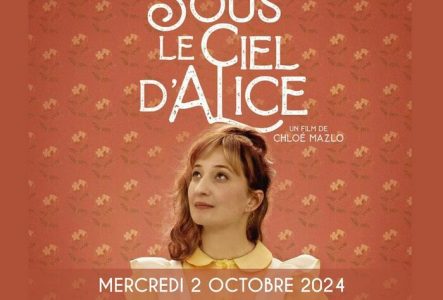 Affiche évènement For the Art et projection du film "Sous le Ciel D'Alice" en présence de la réalisatrice Chloé Mazlo à Genève