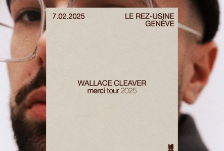 Visuel de la tournée "Merci" du rappeur Wallace Cleaver